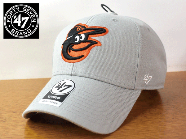 A958《未使用品》47 BRAND 47ブランド【フリーサイズ】MLB BALTIMORE ORIOLES オリオールズ 野球帽 帽子 キャップ USモデル拍卖