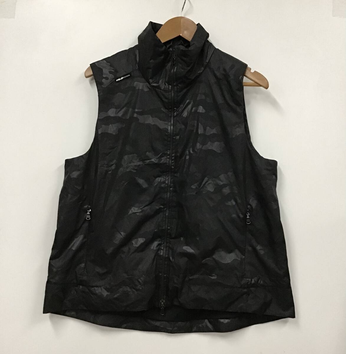 《 H 745 》POLO SPORT ラルフローレン ナイロンベスト ジップアップ アウトドア スポーツ トップス 1円スタート アメリカ古着 古着卸拍卖