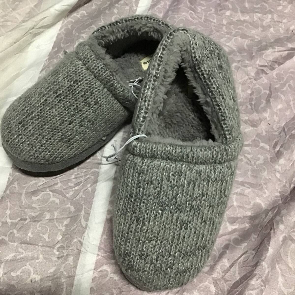 《 H 619 》★新品未使用★ Dearfoams キッズスリッパ フリマ プレゼント お散歩 定価1788 コストコ仕入れ 男女兼用 室内外 滑りにくい拍卖