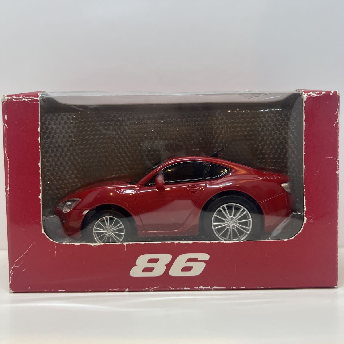 非売品 TOYOTA ディーラー特注 86 トヨタ ハチロク レッド 赤 カラーサンプル プルバックカー ミニカー拍卖