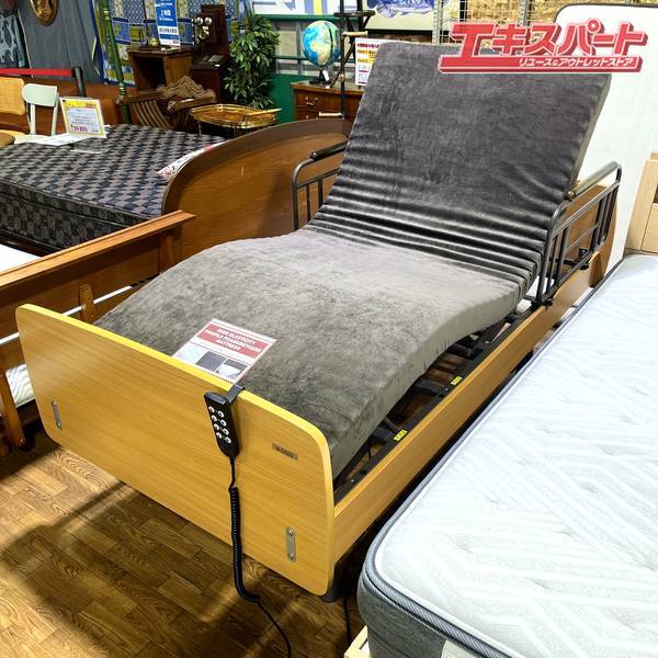 Granz グランツ 3モーター シングルサイズ 電動ベッド ニトリ マットレス カーブル 美品 戸塚店拍卖