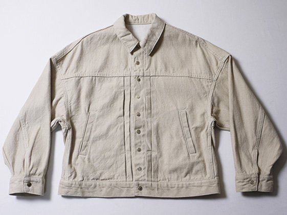 ADAM ET ROPE' AER アダムエロペ コットンジャケット 正規品 スナップボタン ドロップショルダー フリーサイズ ツイルジャケット拍卖