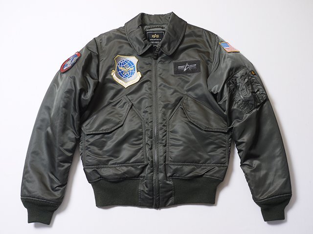美品◆ ALPHA アルファ CWU-45/P フライトジャケット 正規品 Lサイズ エアフォース ミリタリー ブルゾン TA0210-176 USAF拍卖
