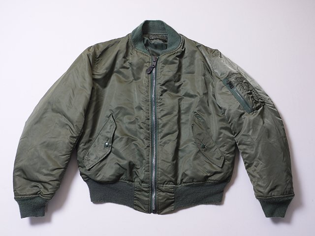 オールド◆ USA製 ALPHA アルファ MA-1 フライトジャケット Mサイズ エアフォース USAF ブルゾン ミリタリー ALPHA INDUSTRIES拍卖