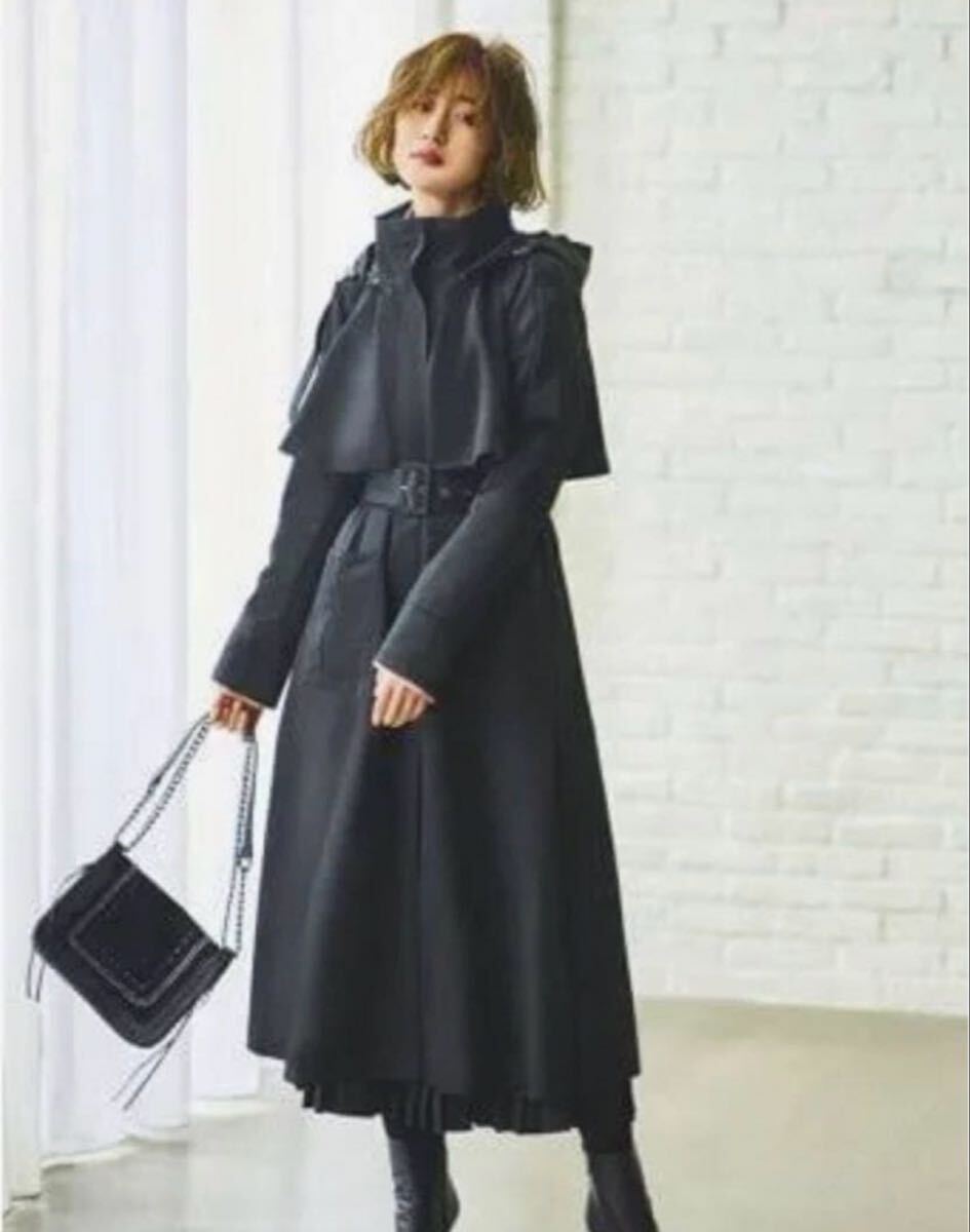 RUIRUE boutique★ルイエブティック★2wayフードロングコート拍卖