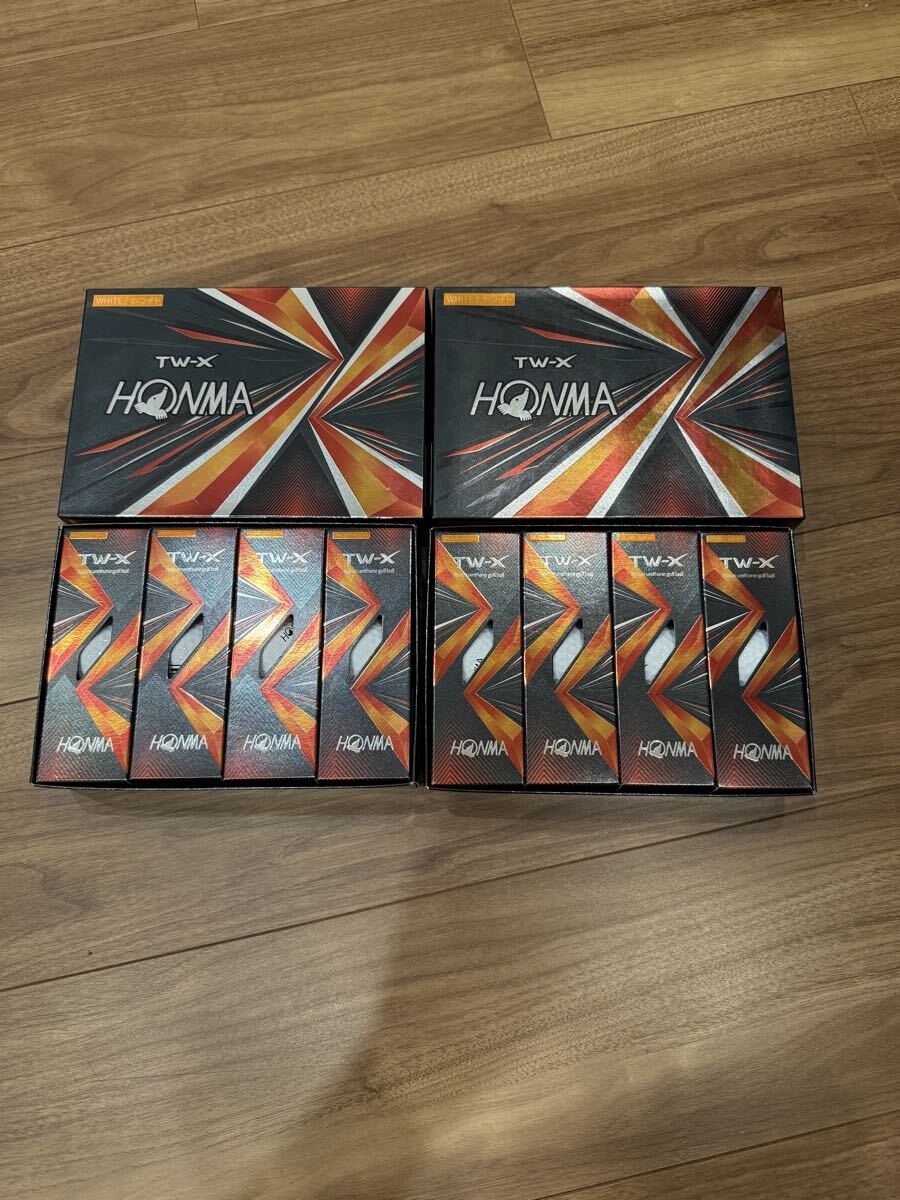【未使用品】本間ゴルフ TW-X 2021年モデル ゴルフボール 2ダース拍卖