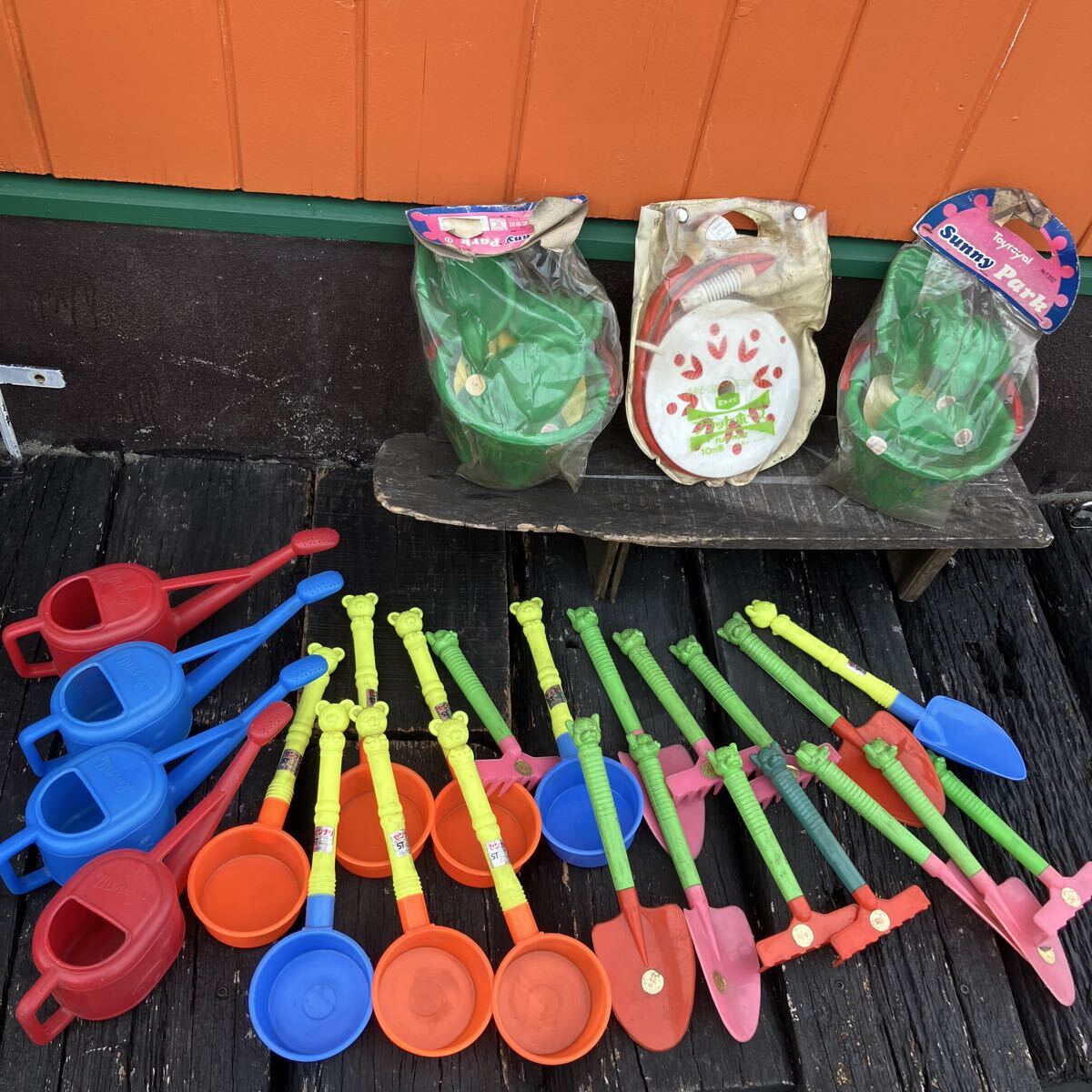 レトロ 昭和レトロ 砂場セット シャベル 砂場グッズ 珍品 駄菓子屋 よいこのおもちゃ 当時物 現状品 センナリ 日本玩具協会 レトロポップ 拍卖