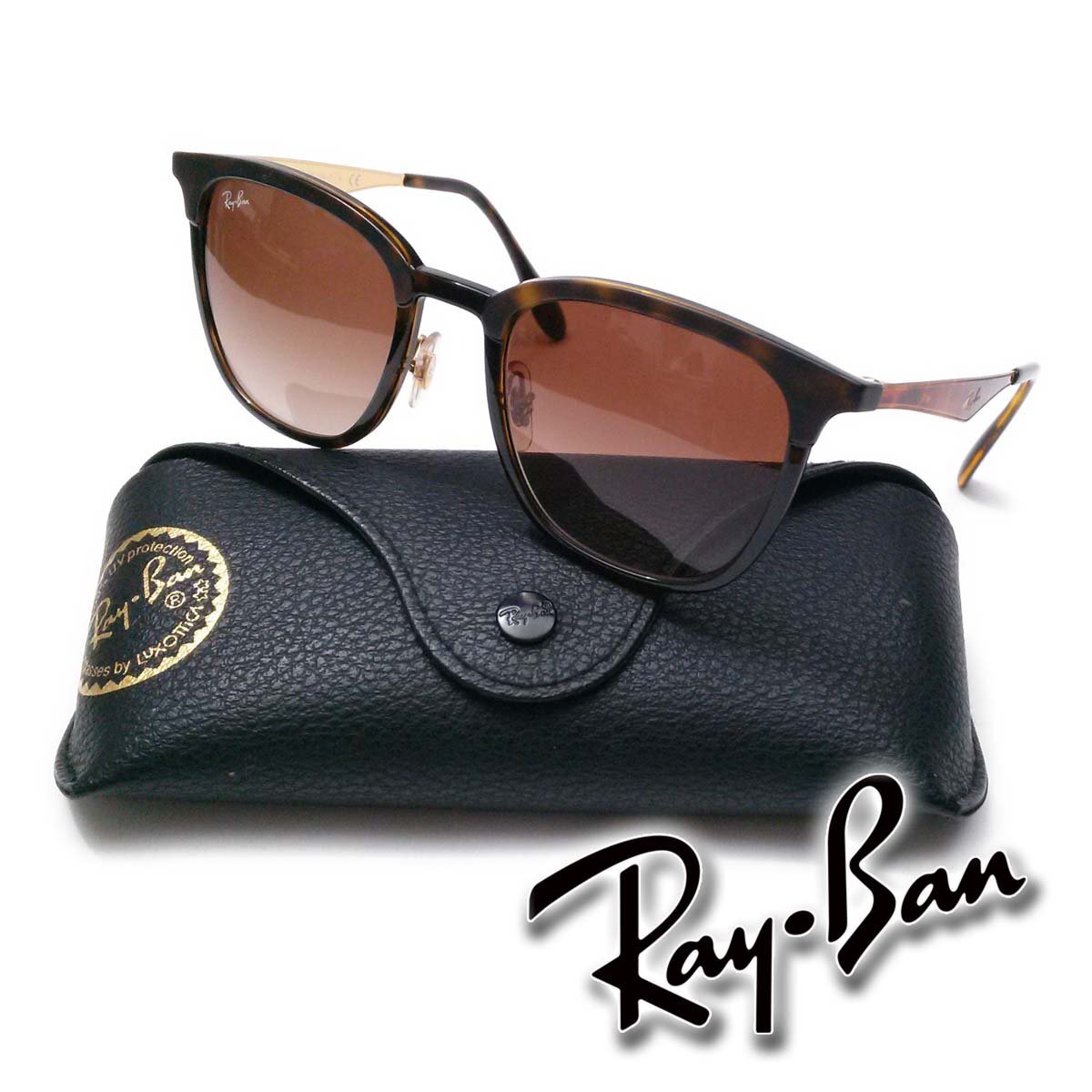【1円】レイバン サングラス RB4278 Ray-Ban ハバナ 軽量21.3g ブラウン階調 ソフトケース ap9721【一円スタート】拍卖