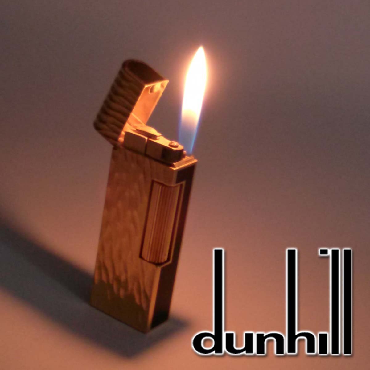 【1円】ダンヒル ライター【着火しました】アーチトップ 黒ラッカー ゴールド かまぼこTOP スイス製 ap9727【一円スタート】拍卖