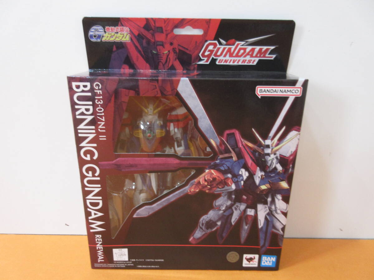 087)未開封 GUNDAM UNIVERSE 機動武闘伝Gガンダム GF13-017 NJII BURNING GUNDAM RENEWAL フィギュア バンダイスピリッツ拍卖