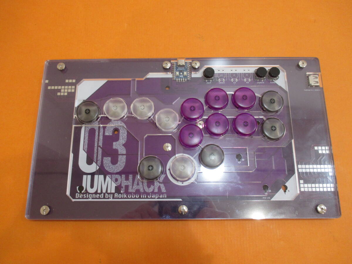 163)ジャンク JUMPHACK03 レバーレスアーケードコントローラー 本体のみ拍卖
