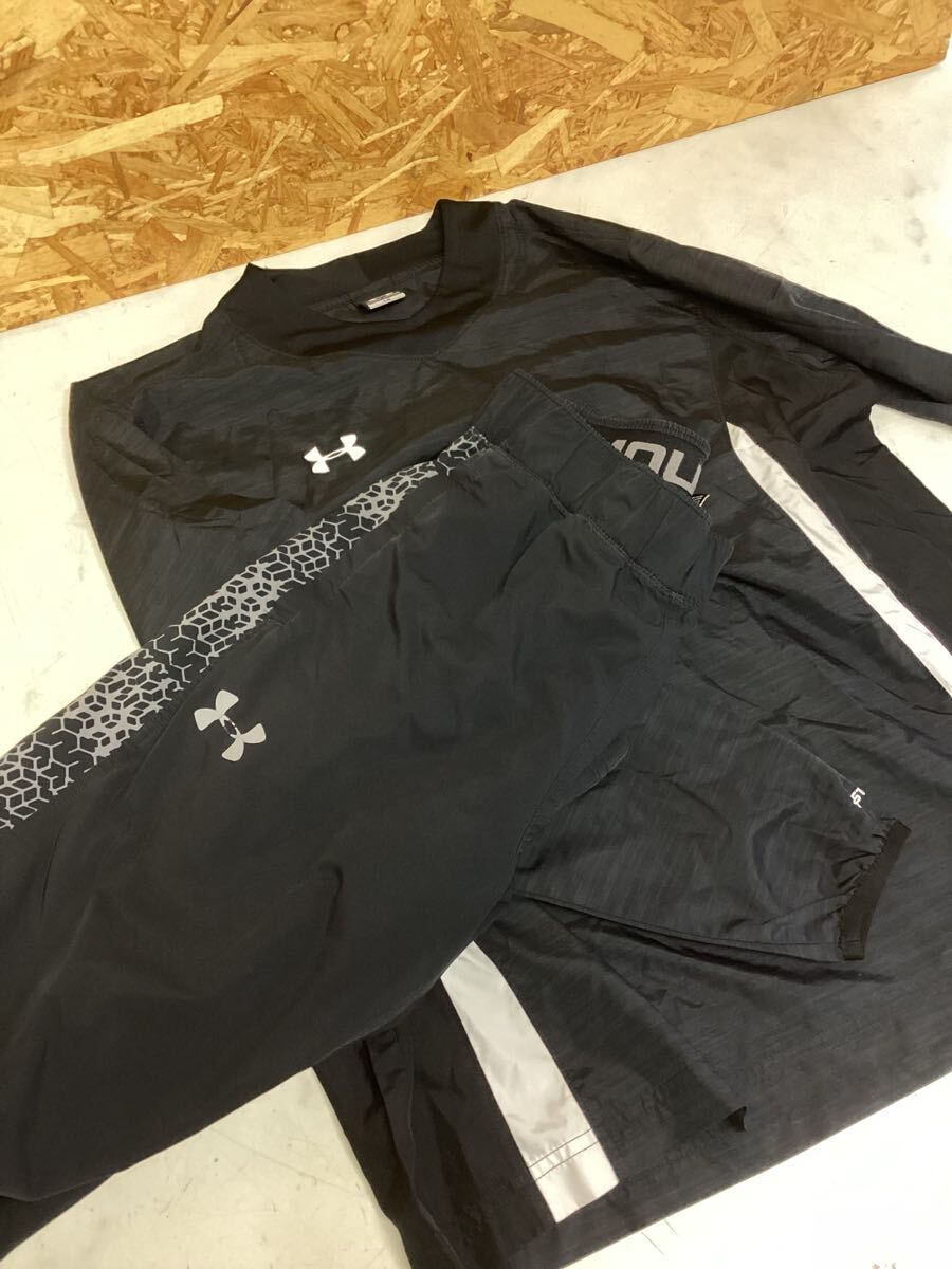 アンダーアーマー ス上下セット メンズLG 黒系(み85)拍卖