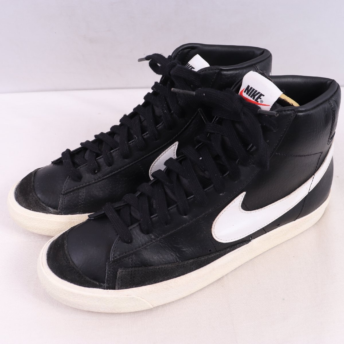 BLAZER MID '77 VINTAGE 28.0cm/NIKE ブレザー ミッド '77 ビンテージ ナイキ 古着 中古 黒 ブラック 白 メンズ スニーカー xx9499拍卖