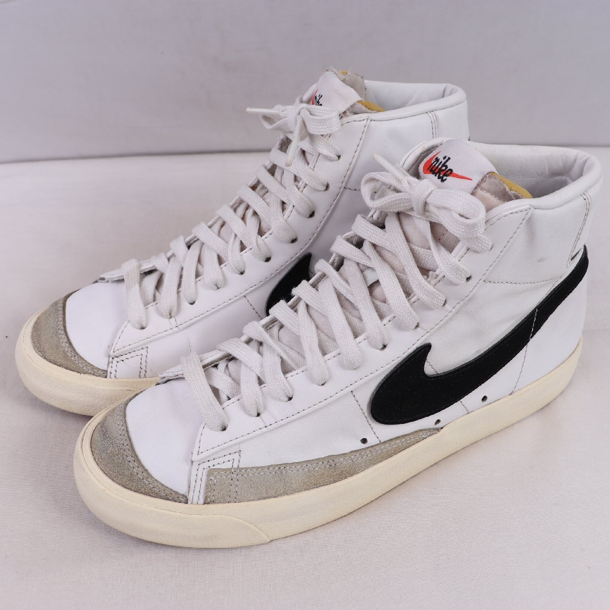 BLAZER MID '77 VINTAGE 26.0cm/NIKE ブレザー ミッド '77 ビンテージ ナイキ 古着 中古 白 ホワイト 黒 メンズ スニーカー xx9512拍卖