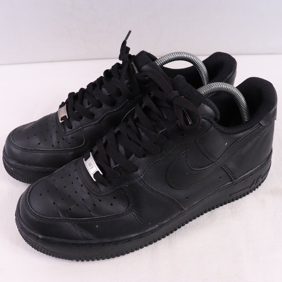 AIR FORCE 1 07 26.0cm /NIKE エアフォース1 07 ナイキ 古着 中古 黒 オールブラック メンズ スニーカー xx9436拍卖