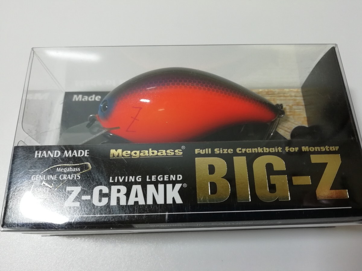 未開封 メガバス ジークランク ビッグジー ビッグゼット 日本製 MEGABASS Z-CRANK BIG-Z SP-C FORTUNE-RED Zクランク ビッグZ ZCRANK拍卖