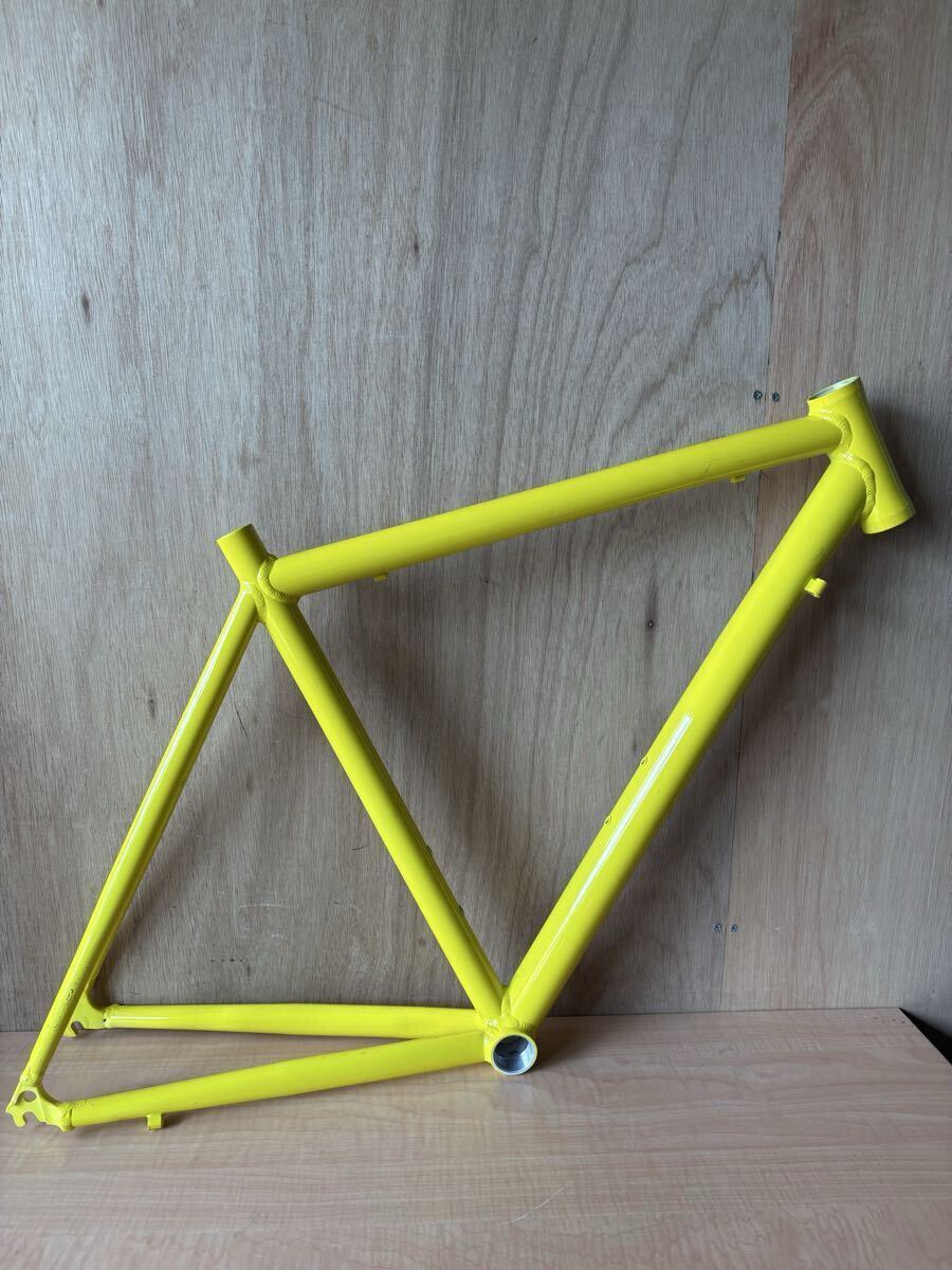 27 ロードバイク アルミフレーム ノンブランド フレーム フロントフォーク無し 自転車屋 中古フレーム カスタム 自転車パーツ拍卖