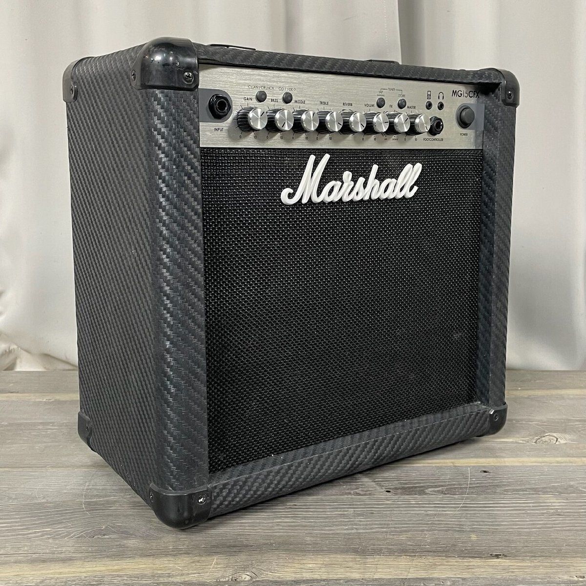 3076 マーシャル Marshall ギターアンプ MG15CFX 通電確認済み ジャンク品 / 送料無料拍卖
