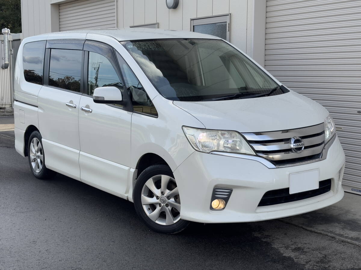 売り切り!! 車検付き!! 福島発!! 日産 セレナ FC26 ハイウェイスター 両側パワスラ フリップダウン ミニバン ステップワゴン ノア ヴォク拍卖