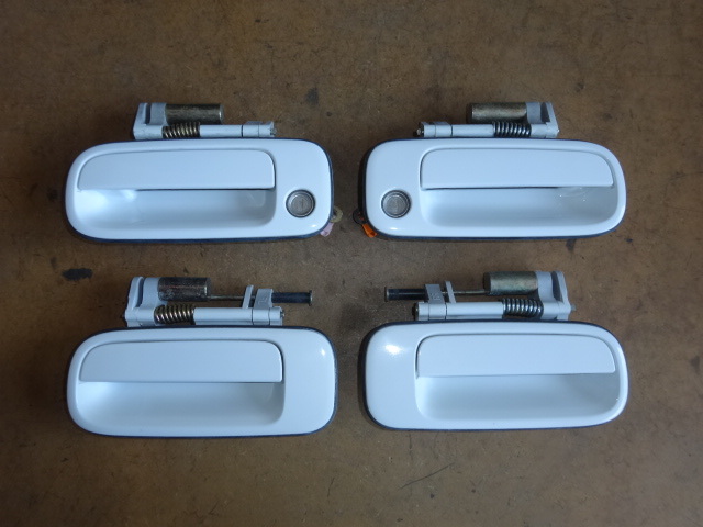 JZX100/クレスタ/ドアアウターハンドル/ドア/アウターハンドル/キャッチ/取っ手/ドアレバー/040/白拍卖