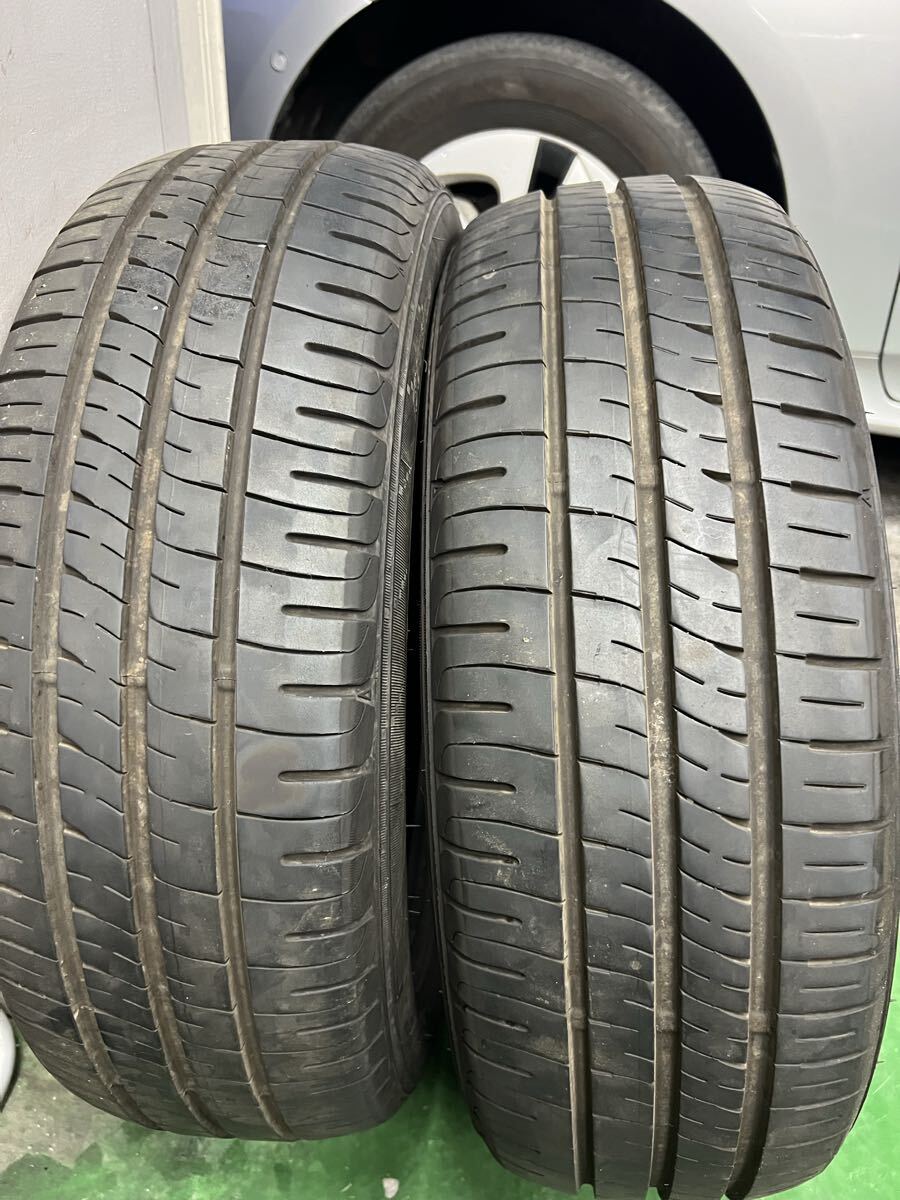ダンロップ ENASAVE EC204 185/55R16 2本セット バリ山 2023年製  引き取り大歓迎拍卖