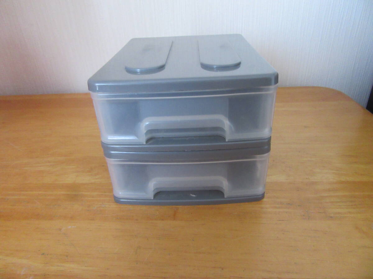 ★卓上 レターケース★2段 デスクトレイ★小物入れ★引き出し★収納ボックス★書類ケース★書類棚★事務用品☆用途いろいろ☆拍卖