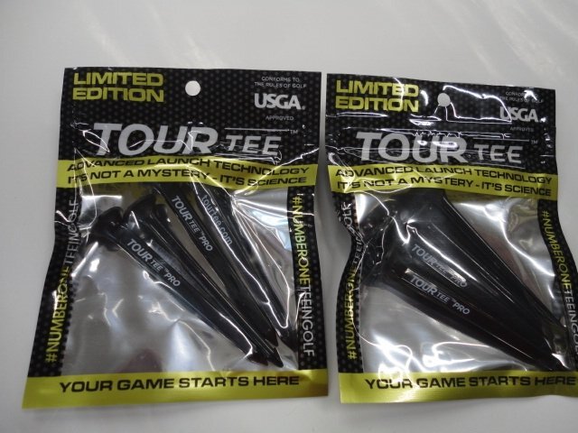 ■新商品 Tour Tee Pro ツアーティー プロ 『ブラック』【(全長:80mm/カップ:15mm) x 4本】x 2SET T-489拍卖