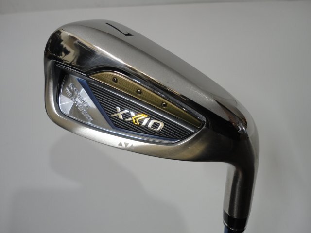 ■ダンロップ ゼクシオ 13 単品アイアン I#7 ネイビー XXIO 13 NAVY I#7 28.0 MP1300 R カーボンシャフト 中古品 日本正規品拍卖