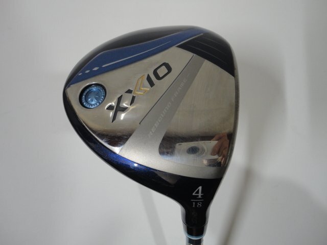 ■ダンロップ ゼクシオ 13 レディス フェアウェイウッド ブルー XXIO 13 BLUE FW#4 18.0 MP1300L L カーボンシャフト L 中古品 日本正規品拍卖