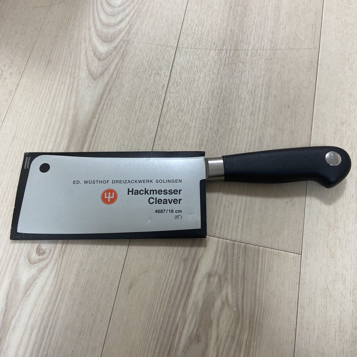 30-11-2-24 【美品】ヴォストホフ WSTHOF ゾーリンゲン ハックメッサー Hackmesser 中華包丁 調理器具 4687/16cm拍卖