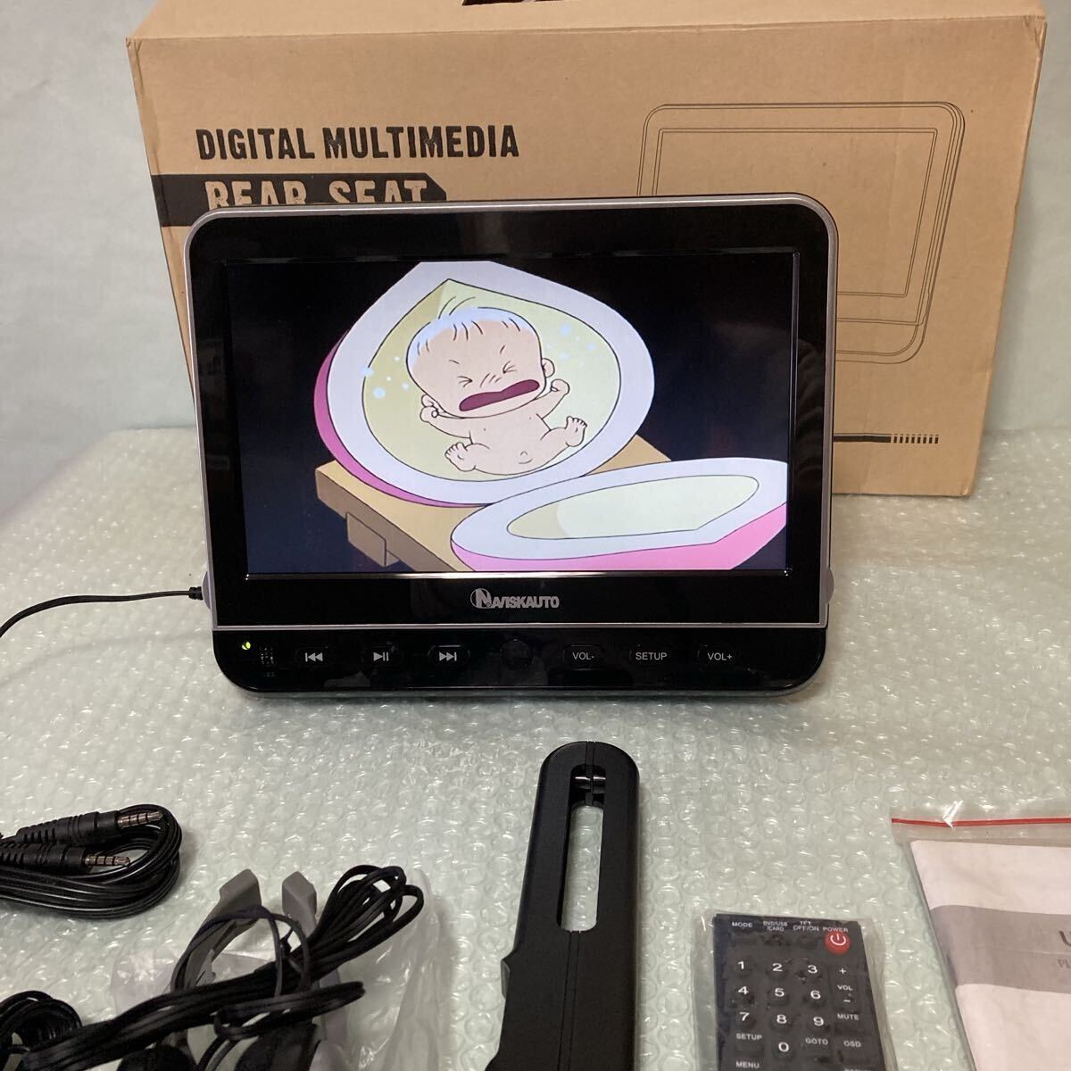 10.1インチヘッドレスト DVDモニター拍卖