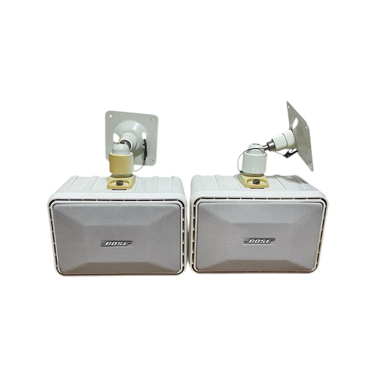 BOSE ボーズ オーディオ機器 音響機器 101MMW ペア ホワイト 天吊金具付 シリアル連番 未確認現状品拍卖