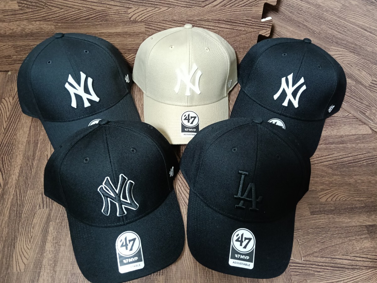 新品 47brand キャップ フリーサイズ 調整可能 ニューエラ ブラック ヤンキース NEWERA拍卖
