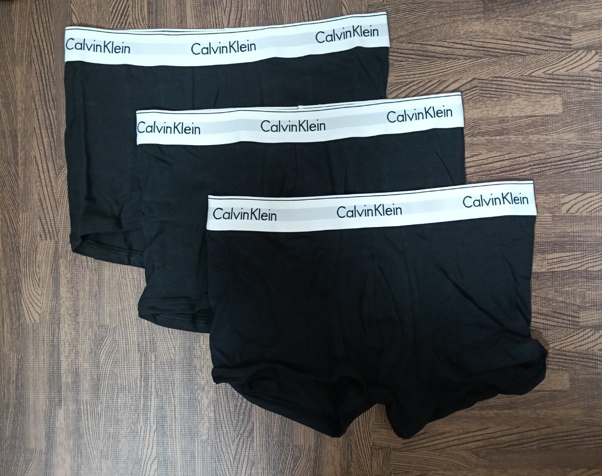 新品! カルバンクライン 3枚組 ボクサーパンツ Mサイズ 3色組 CK BTS ストレッチ素材 ジョングク Calvin Klein拍卖