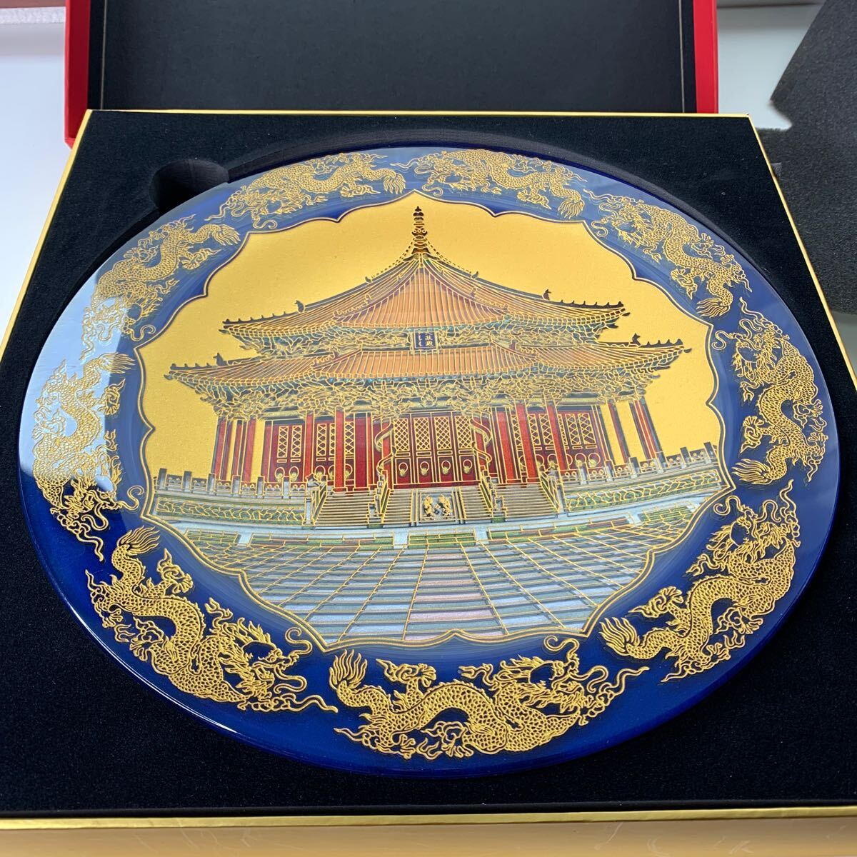 大皿 絵皿 置物 中国 アンティーク おしゃれ 置物拍卖