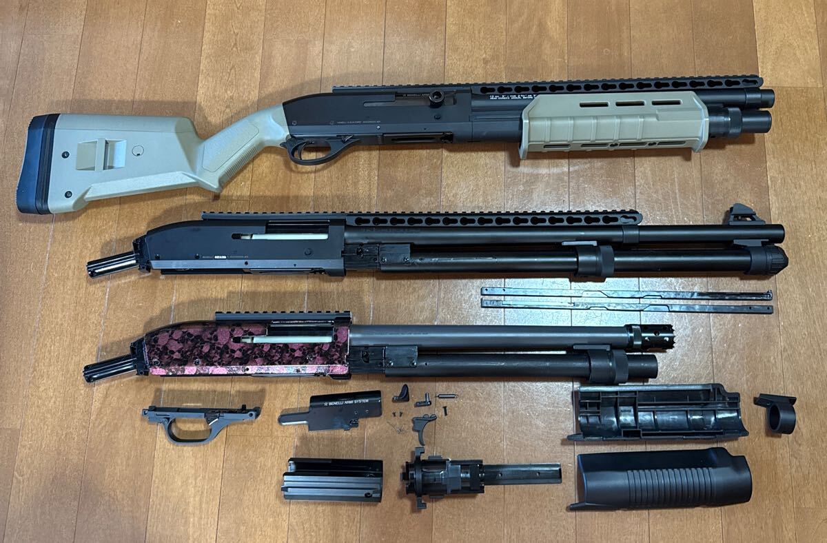 CYMA ショットガン パーツセット ベネリ M870 黒シェル3個拍卖