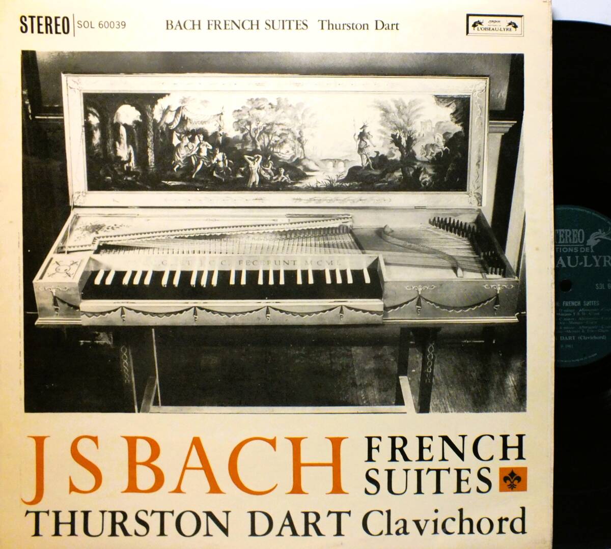SOL 60039 【クラヴィコード】サーストン・ダート THURSTON DART J.S.バッハ FRENCH SUITES LP【8商品以上同梱で送料無料】2511拍卖