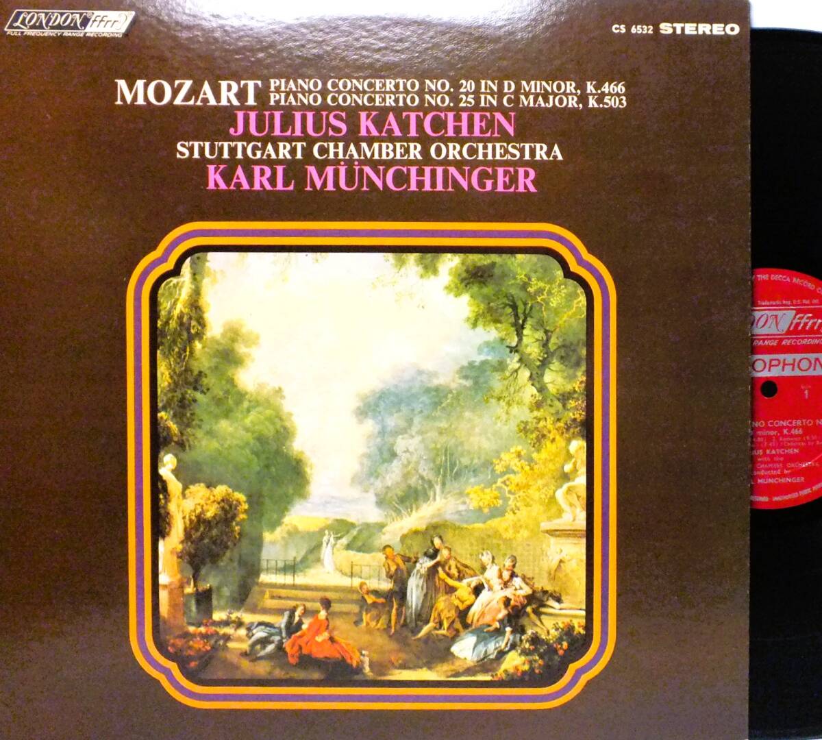 CS 6532 【ピアノ】ジュリアス・カッチェン JULIUS KATCHEN ミュンヒンガー モーツァルト ピアノ協奏曲 LP【8商品以上同梱で送料無料】2511拍卖
