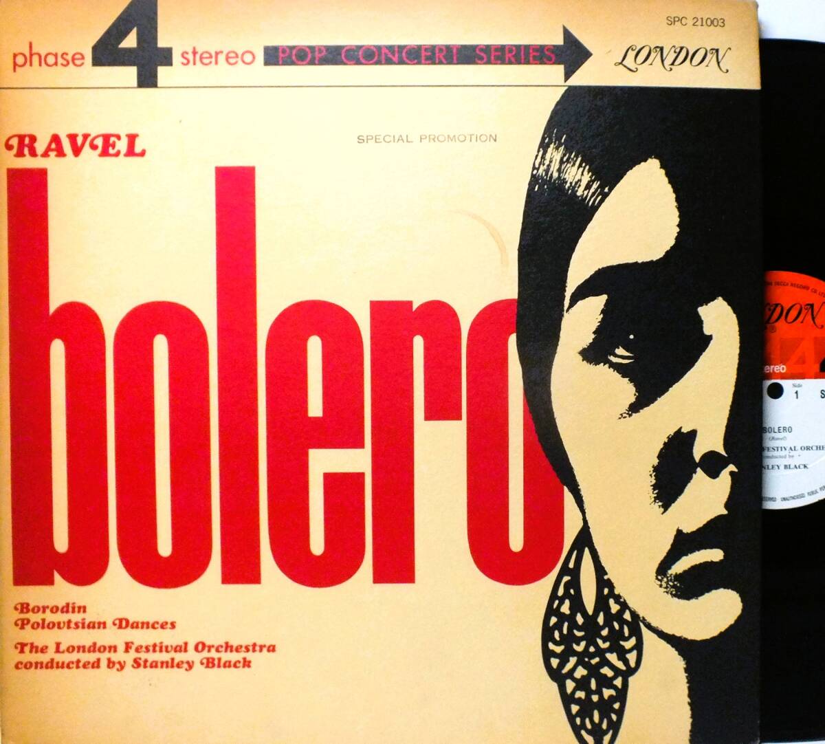 SPC 21003 スタンリー・ブラック STANLEY BLACK ラヴェル ボレロ THE LONDON FESTIVAL ORCHESTRA LP【8商品以上同梱で送料無料】2511拍卖