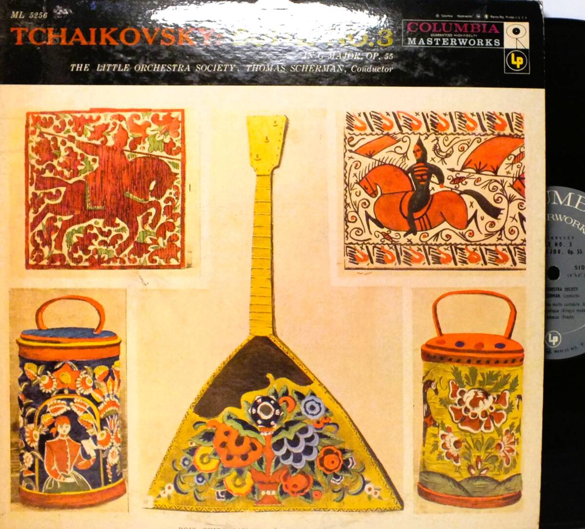 ML 5256 トーマス・シャーマン SCHERMAN チャイコフスキー SUITE NO.3 LITTLE ORCHESTRA SOCIETY LP【8商品以上同梱で送料無料】2511拍卖