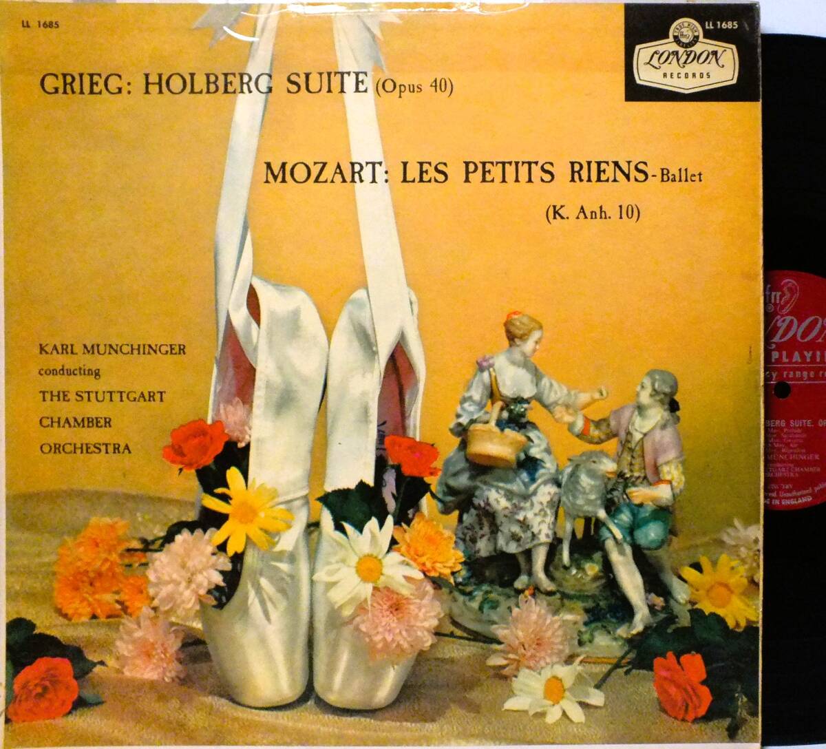 LL 1685 カール・ミュンヒンガー MUNCHINGER モーツァルト LES PETITS RIENS グリーグ HOLBERG SUITE LP【8商品以上同梱で送料無料】2511拍卖