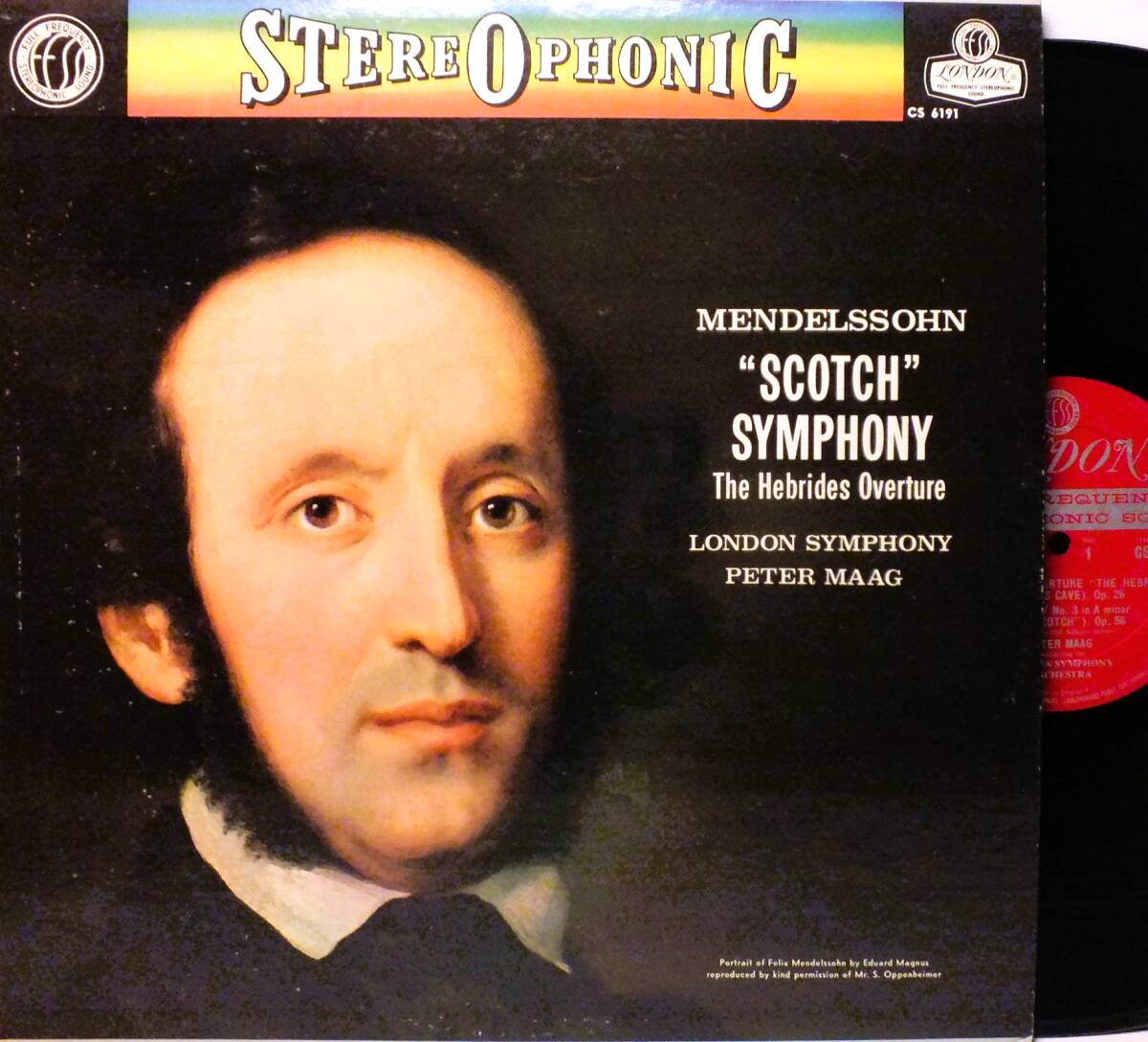 CS 6191 ペーター・マーク PETER MAAG メンデルスゾーン 交響曲 第3番 ロンドン交響楽団 LP【8商品以上同梱で送料無料】2511拍卖