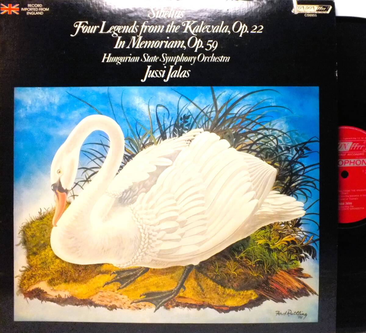 CS 6955 ユッシ・ヤラス JUSSI JALAS シベリウス FOUR LEGENDS FROM THE KALEVALA OP.22 LP【8商品以上同梱で送料無料】2511拍卖