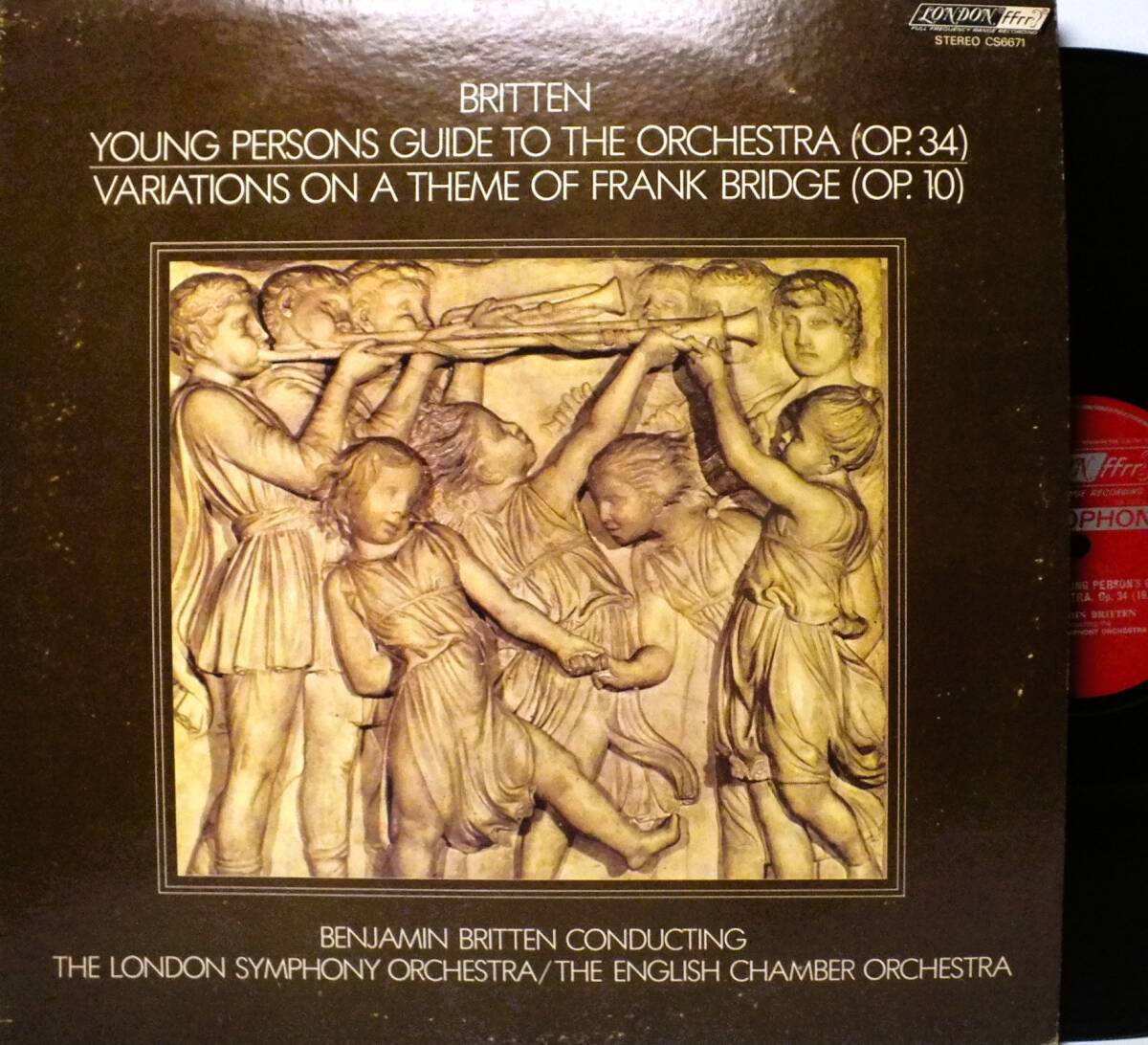 CS 6671 ベンジャミン・ブリテン BRITTEN THE YOUNG PERSON'S GUIDE TO THE ORCHESTRA LP【8商品以上同梱で送料無料】2511拍卖