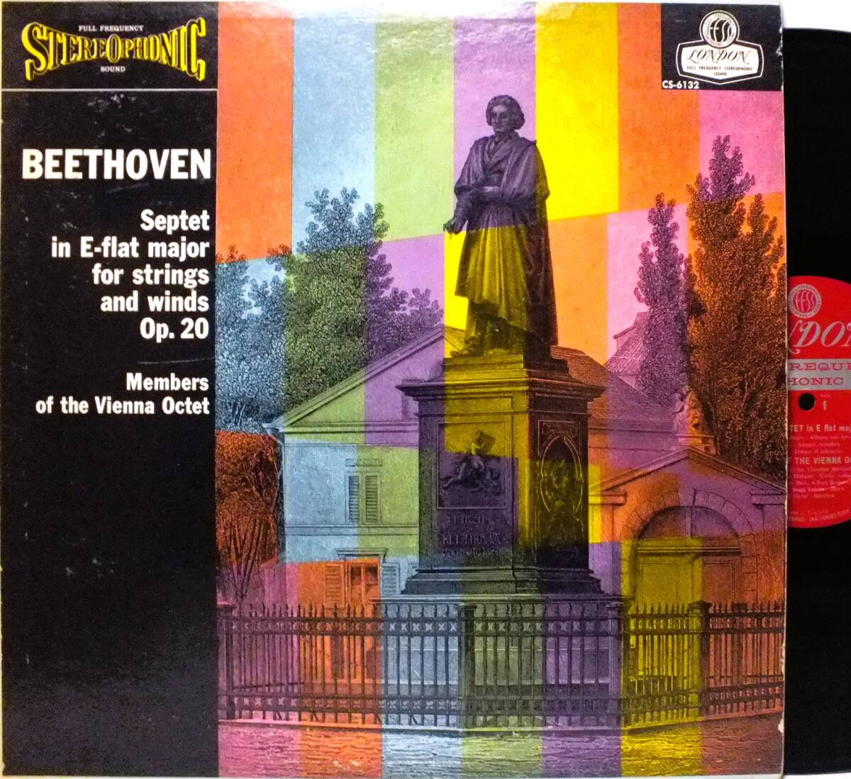 CS 6132 MEMBERS OF THE VIENNA OCTET ベートーヴェン SEPTET LP【8商品以上同梱で送料無料】2511拍卖