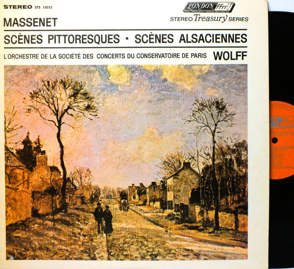 STS 15033 アルベール・ヴォルフ ALBERT WOLFF マスネ SCENES PITTORESQUES / SCENES ALSACIENNES LP【8商品以上同梱で送料無料】2511拍卖