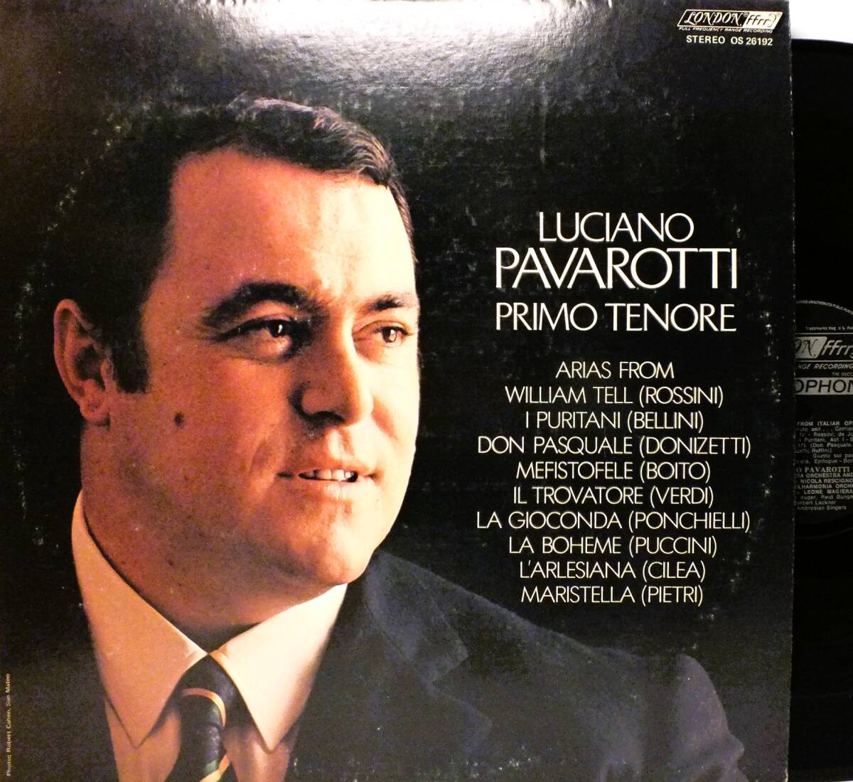 OS 26192 ルチアーノ・パヴァロッティ PAVAROTTI TENOR ARIAS FROM ITALIAN OPERA LP【8商品以上同梱で送料無料】2511拍卖