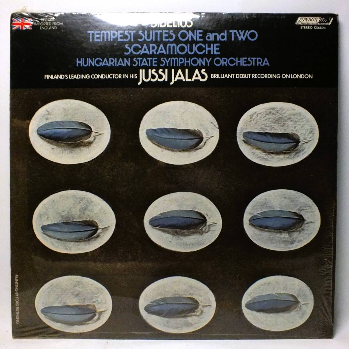 CS 6824 ユッシ・ヤラス JUSSI JALAS シベリウス TEMPEST SUITES ONE AND TWO / SCARAMOUCHE LP【8商品以上同梱で送料無料】2511拍卖