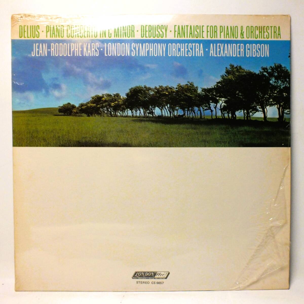 CS 6657 ジャン=ロドルフ・カールス JEAN-RODOLPHE KARS ギブソン ディーリアス ピアノ協奏曲 LP【8商品以上同梱で送料無料】2511拍卖