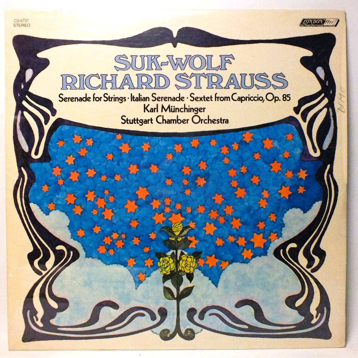 CS 6737 カール・ミュンヒンガー MUNCHINGER スク SERENADE FOR STRINGS ヴォルフ ITALIAN SERENADE LP【8商品以上同梱で送料無料】2511拍卖